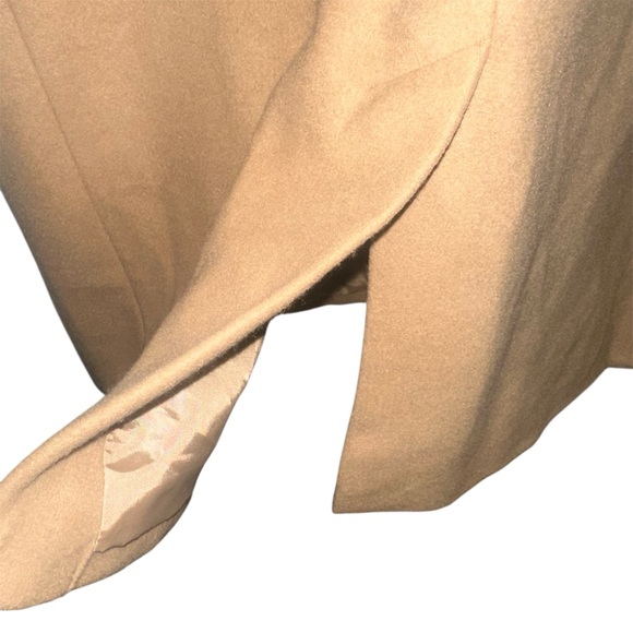 GAP Womens 2XL Camel Hair Wool Blend Long Coat Brown Preppy Classic Modern Y2K - Picture 7 of 12